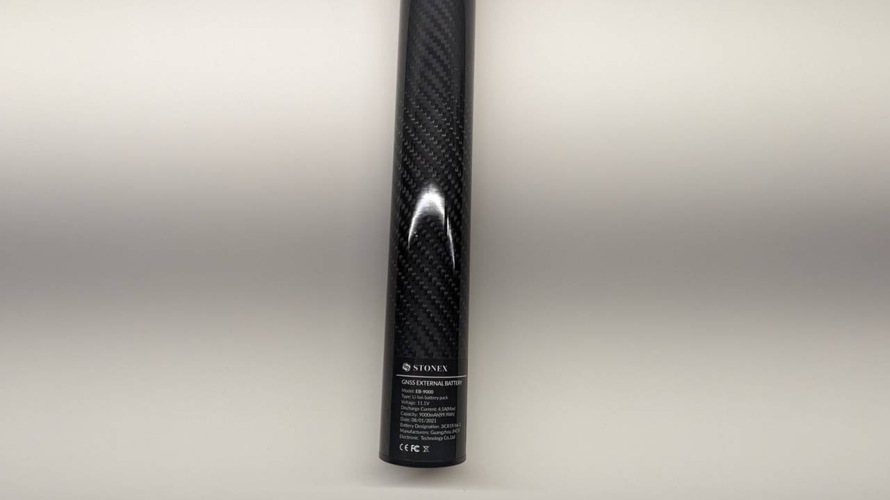 External battery: Stonex EB-9000 12V 9000mAh output 4.5A (EB-9000)